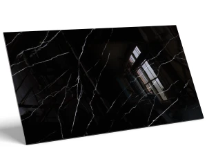 PŁYTKA REKTYFIKOWANA GRESOWA CLASSIC CARRARA BLACK POLER 60x120cm